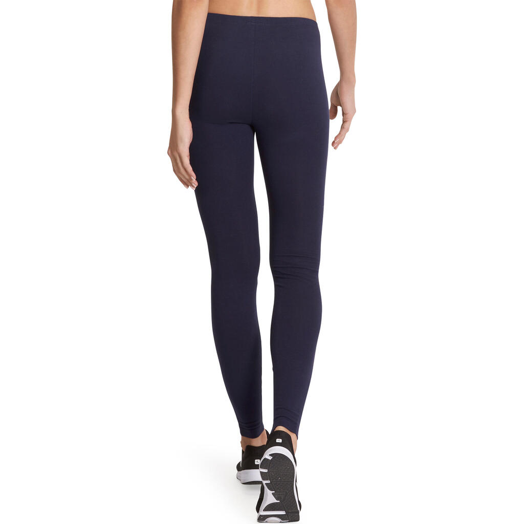 Salto 100 Women's Slim-Fit Stretching Leggings - Navy Blue