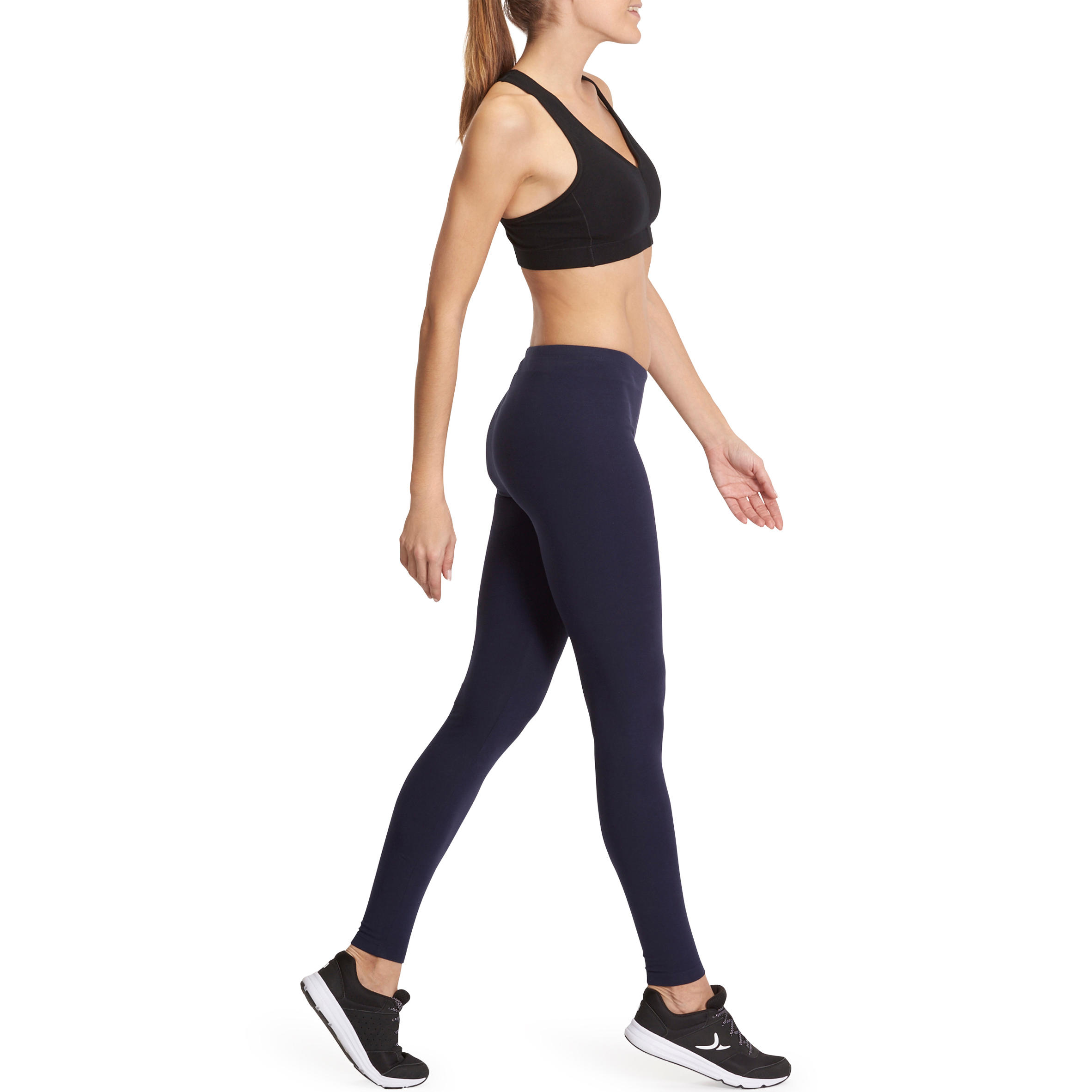 Salto 100 Women's Slim-Fit Stretching Leggings - Navy Blue 10/10