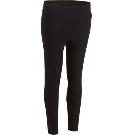 500 Fit+ Women's Slim-Fit Gym & Pilates 7/8 Leggings - Black