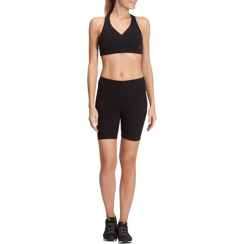 Fit 500 Pilates Bisiklet Sortu Kadin Siyah Domyos By Decathlon