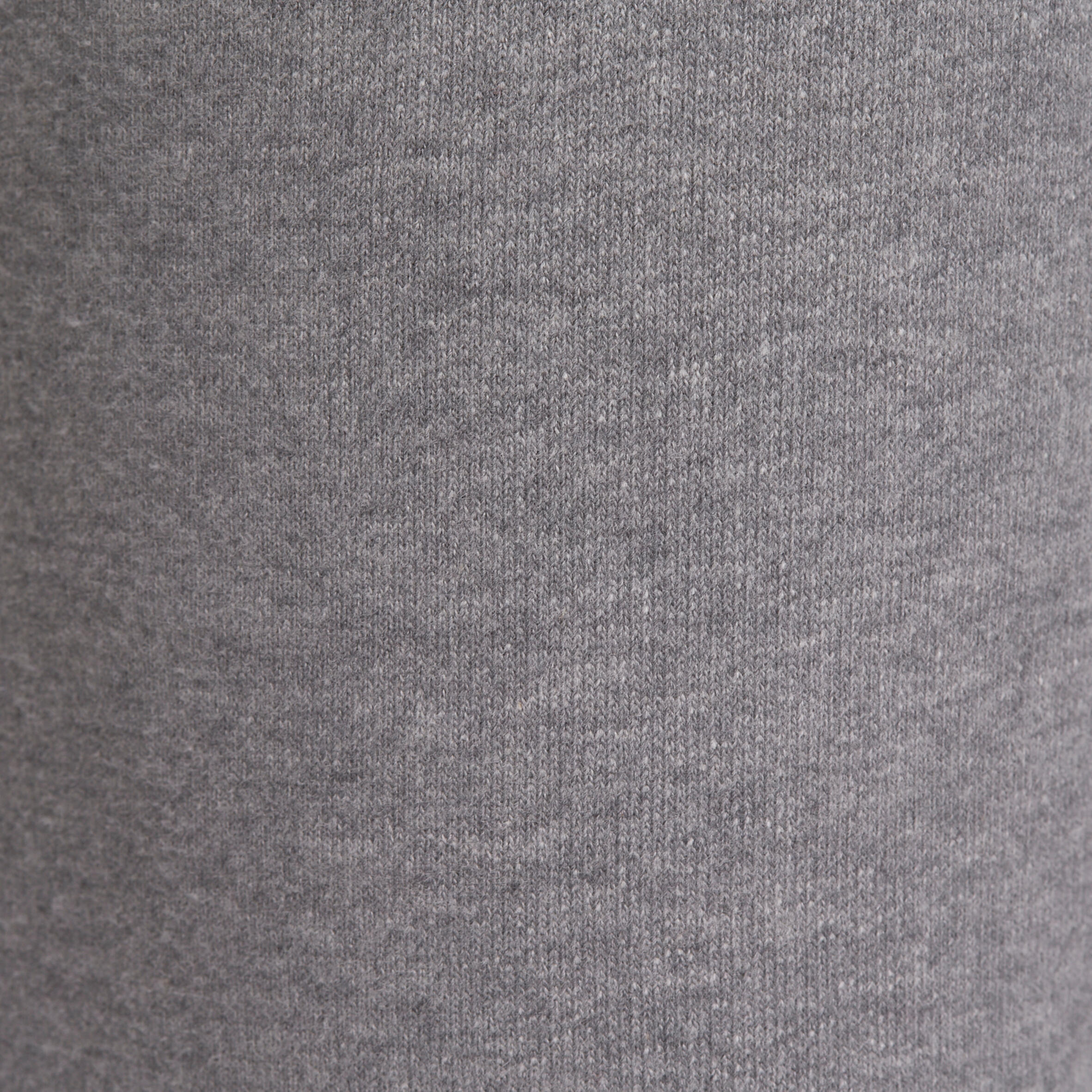 500 Women's Slim-Fit Gym & Pilates Bottoms - Mottled Mid-Grey 12/15