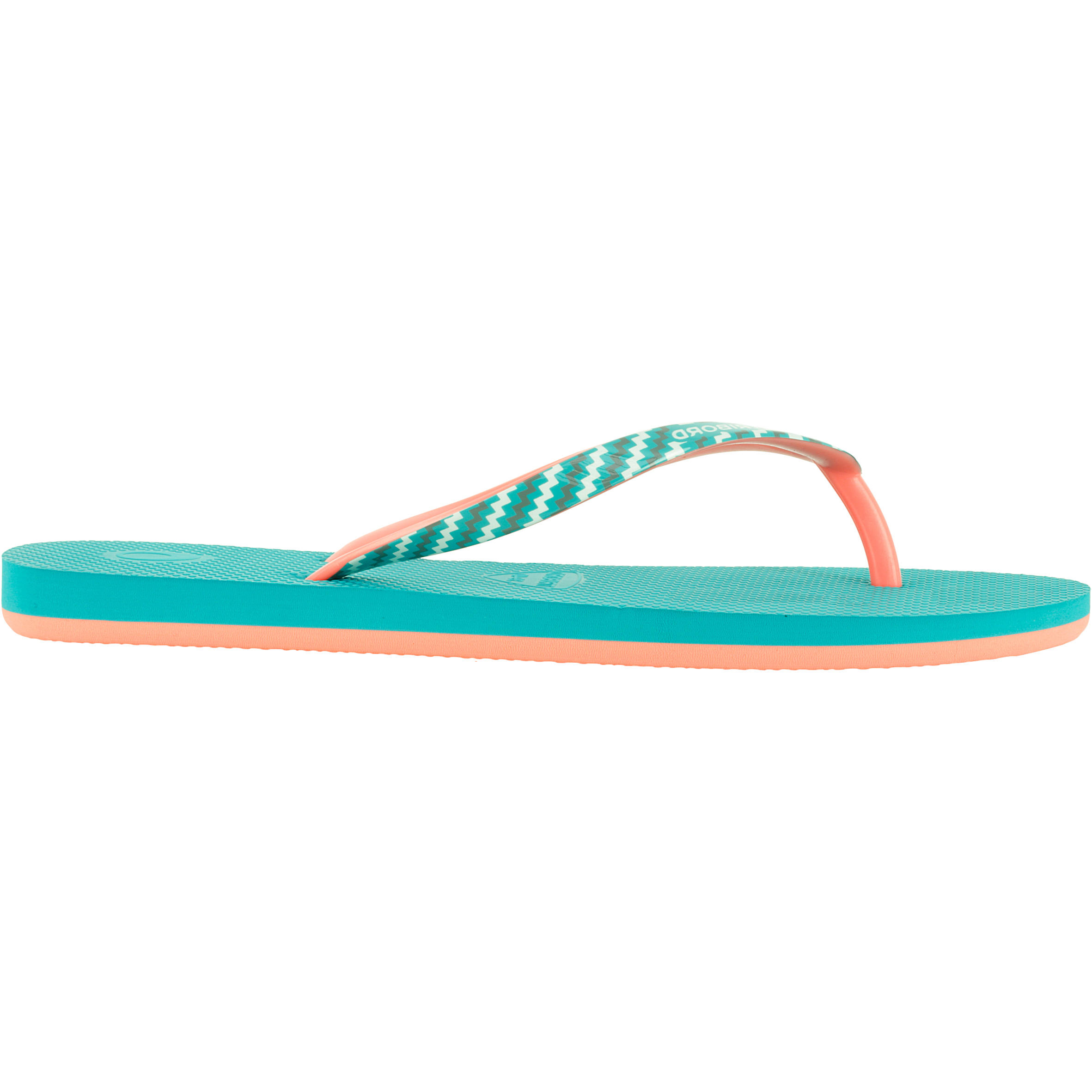 TO 500S Print Women's Flip-Flops - Pineapple Blue 2/10