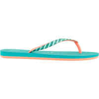 TO 500S Print Women's Flip-Flops - Pineapple Blue