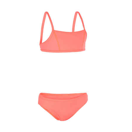 BALI 100 SURF GIRL'S SWIMSUIT BRA AND BRIEFS PINK