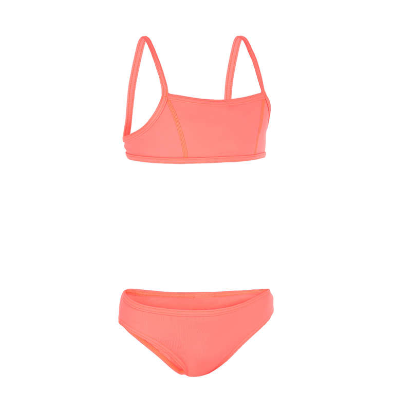 GIRL'S SWIMSUITS Surf - BALI 100 PINK OLAIAN - Surf Clothing