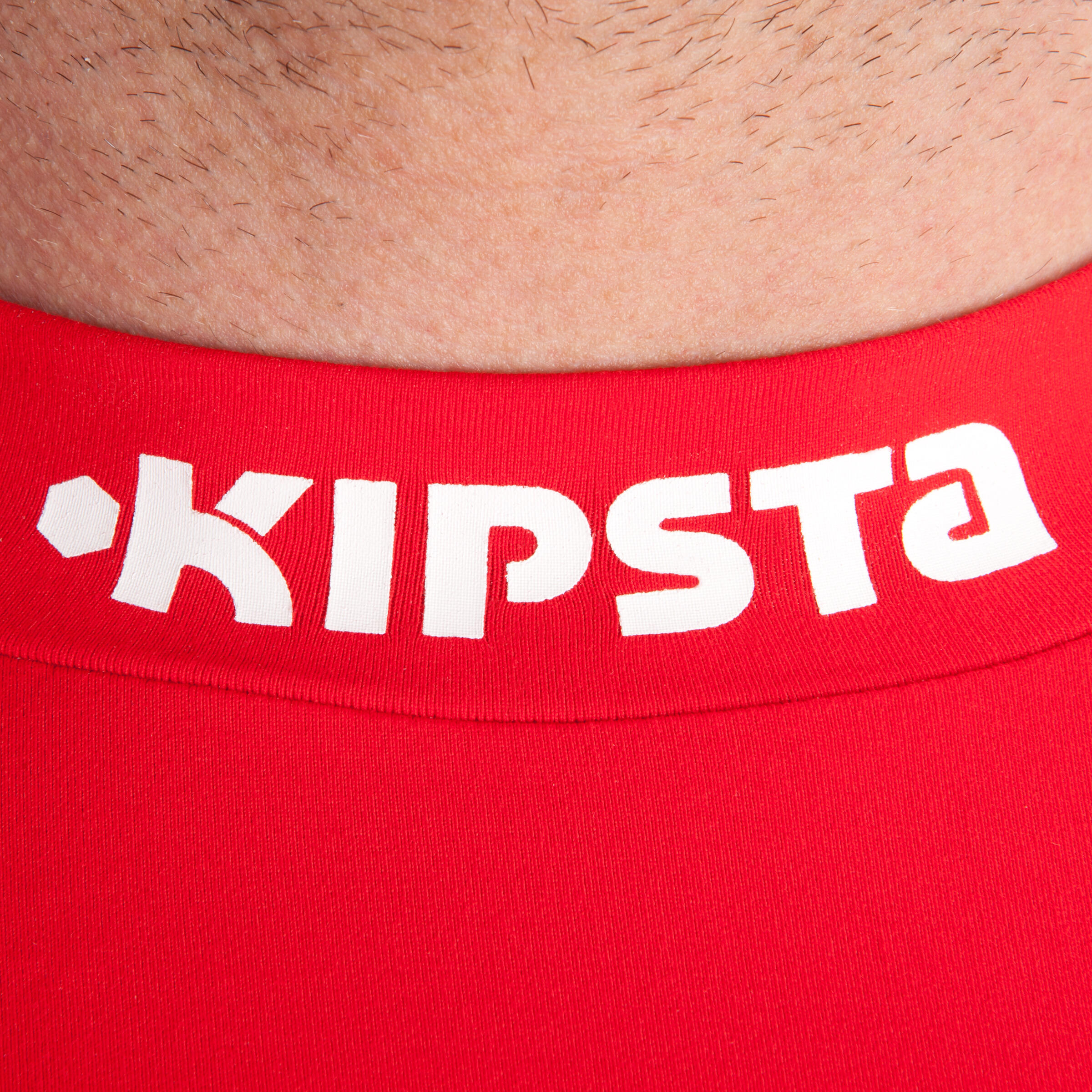 KIPSTA Spodné tričko Keepdry 100 s dlhým rukávom priedušné červené M · záber 3