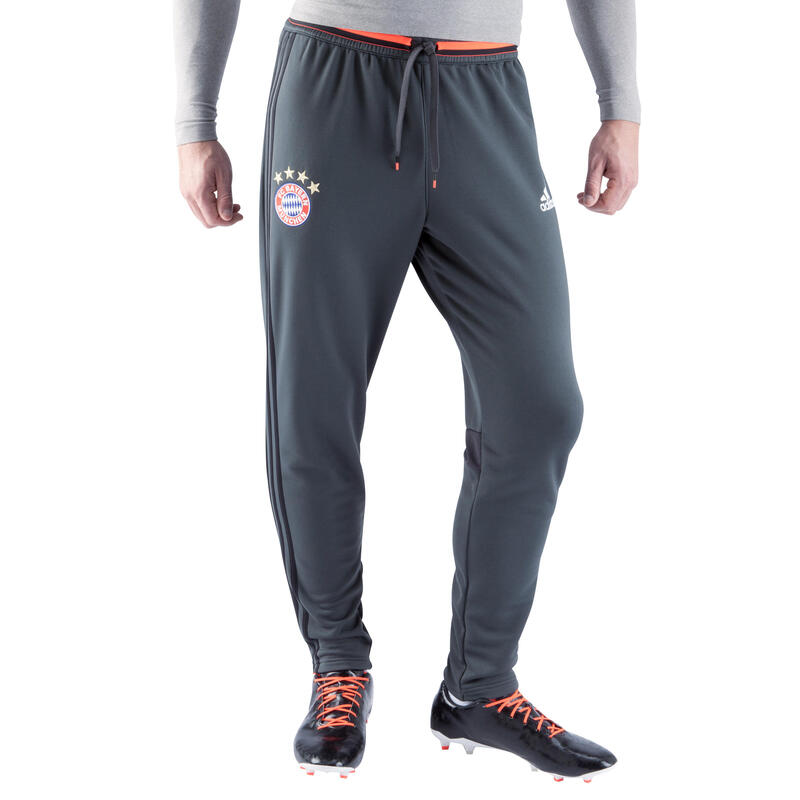 Pantalon Fotbal Bayern FC Gri Adulți