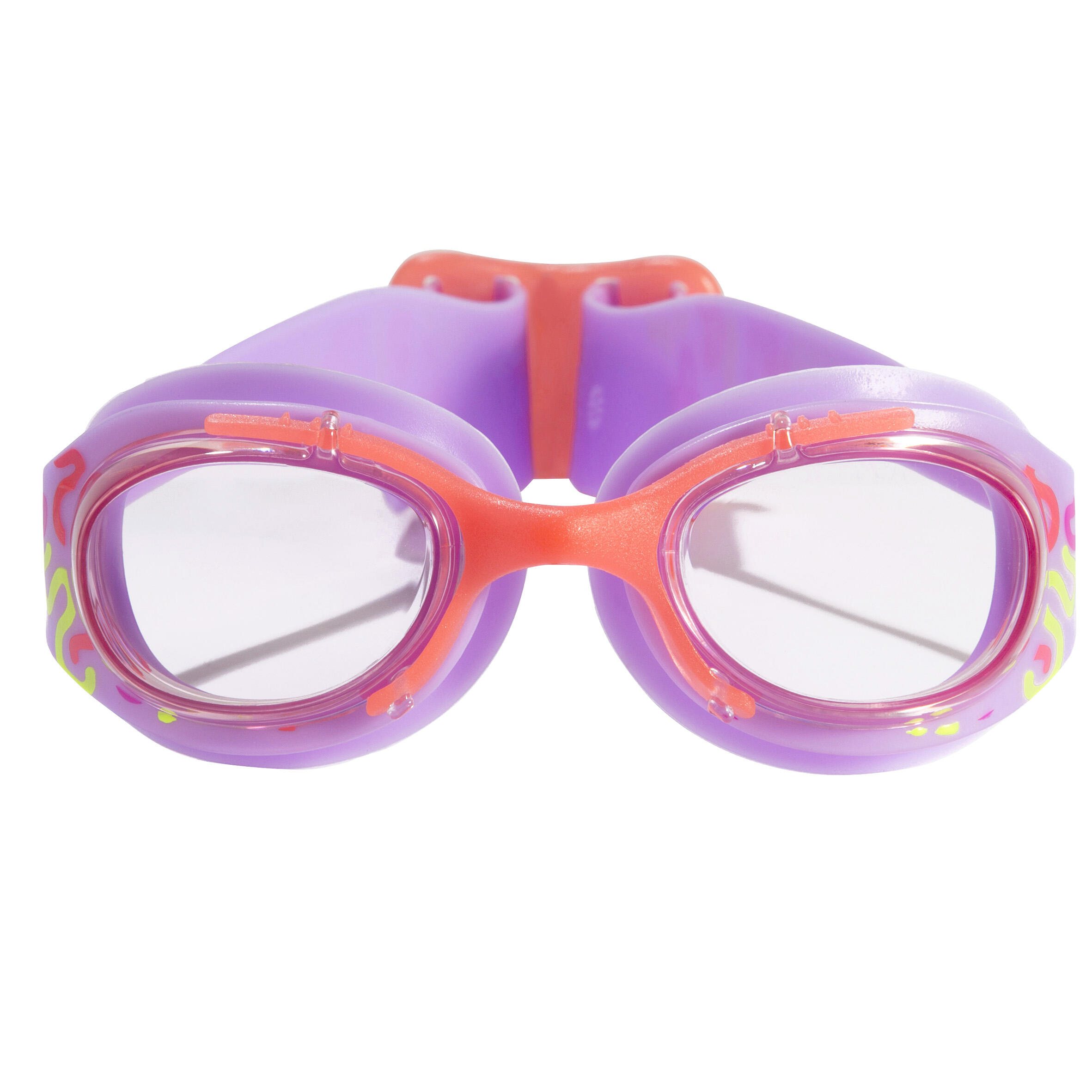 Lunettes de natation XBASE PRINT Taille S Memphis violet 5/17