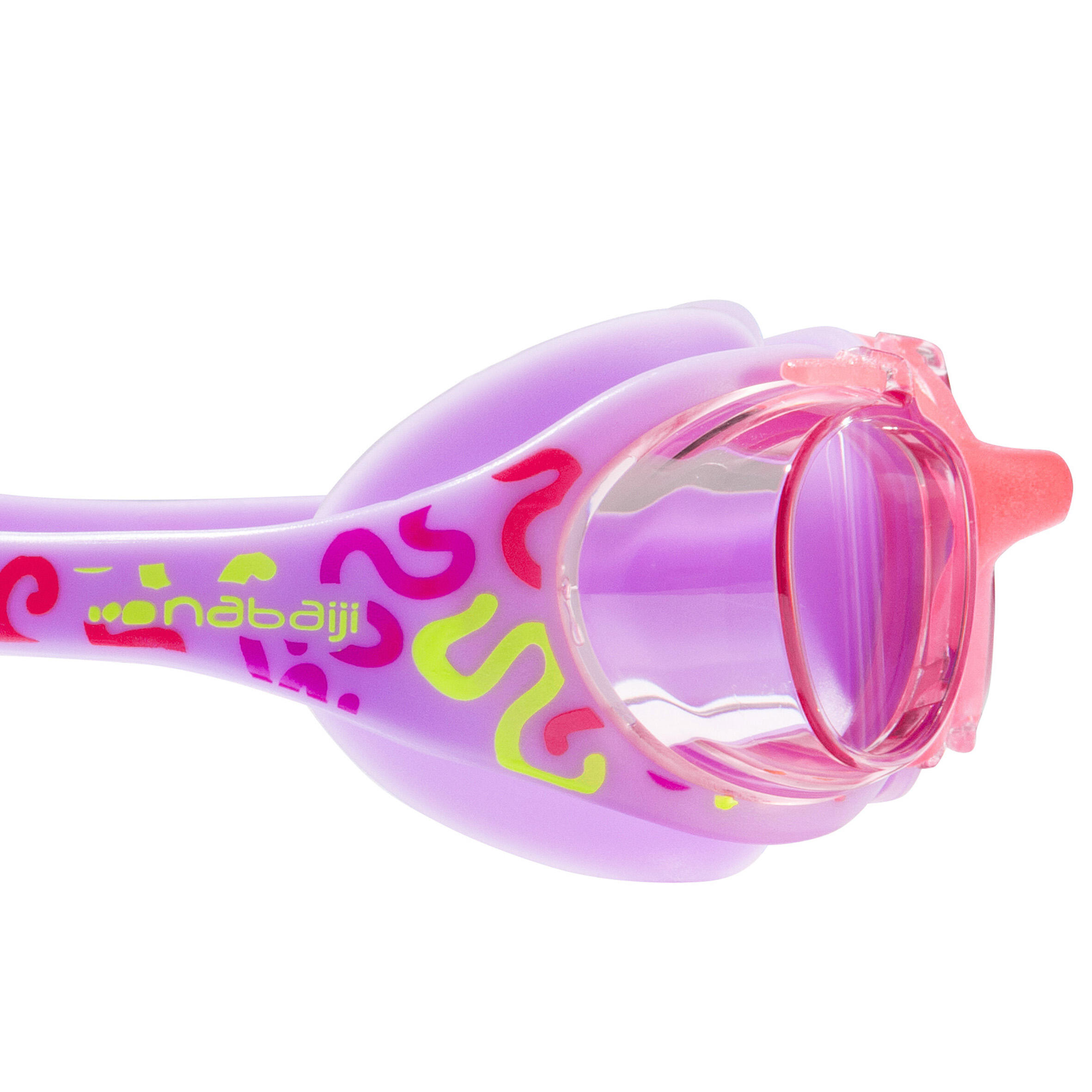 Lunettes de natation XBASE PRINT Taille S Memphis violet 6/17