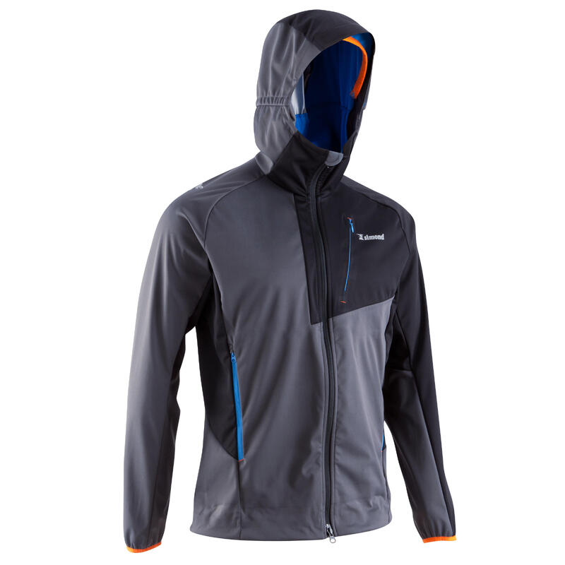 Veste SOFTSHELL d'alpinisme HOMME - ALPINISM Light bleu