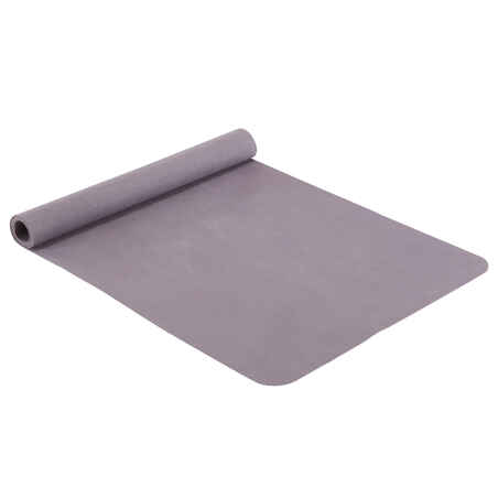 Mat/sobrealfombrilla de yoga plegable grosor 1,5 mm caucho beige