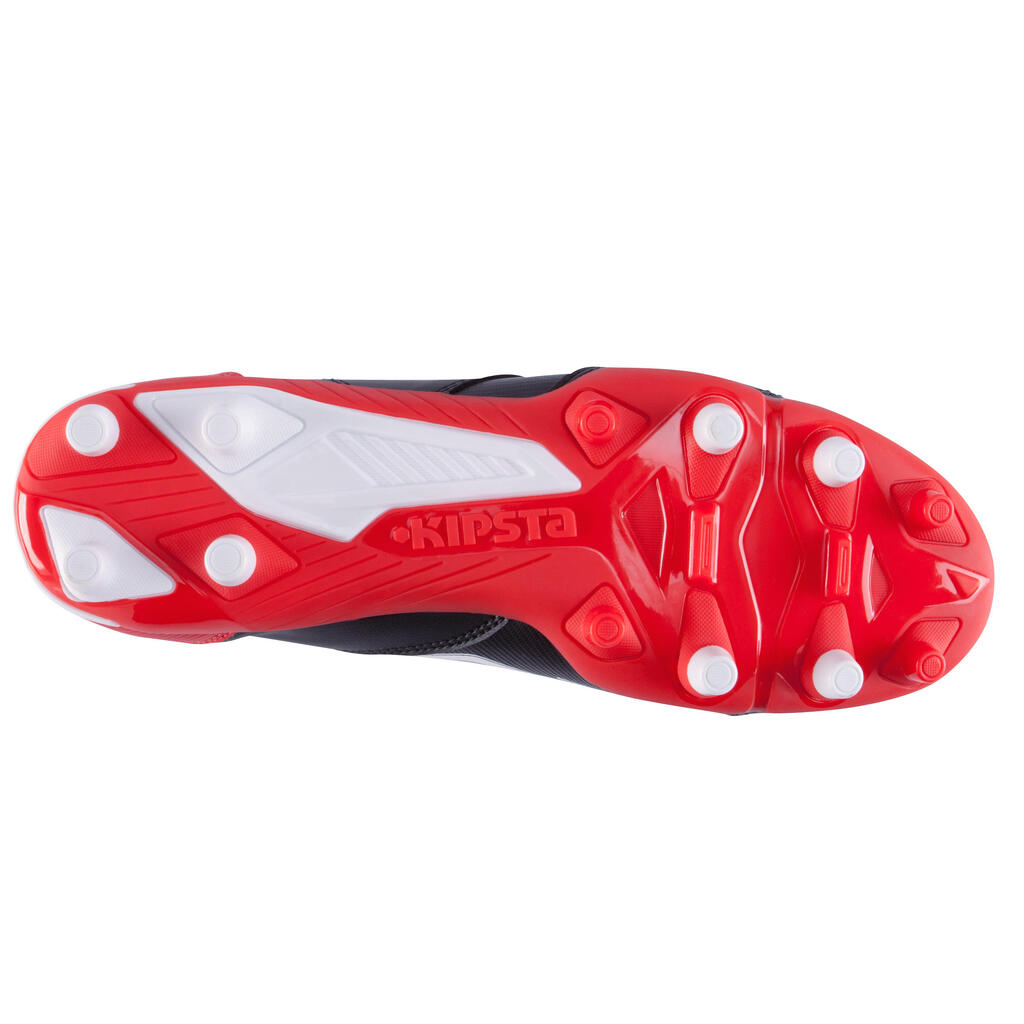 Rugbyschuhe Density 300 FG Erwachsene schwarz/rot/weiß