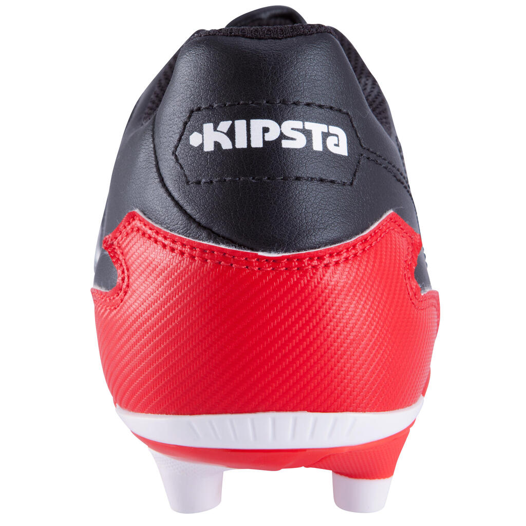 Rugbyschuhe Density 300 FG Erwachsene schwarz/rot/weiß