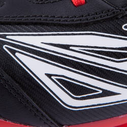 Adult Firm Ground Rugby Boots Density 300 FG - Black/Red/White