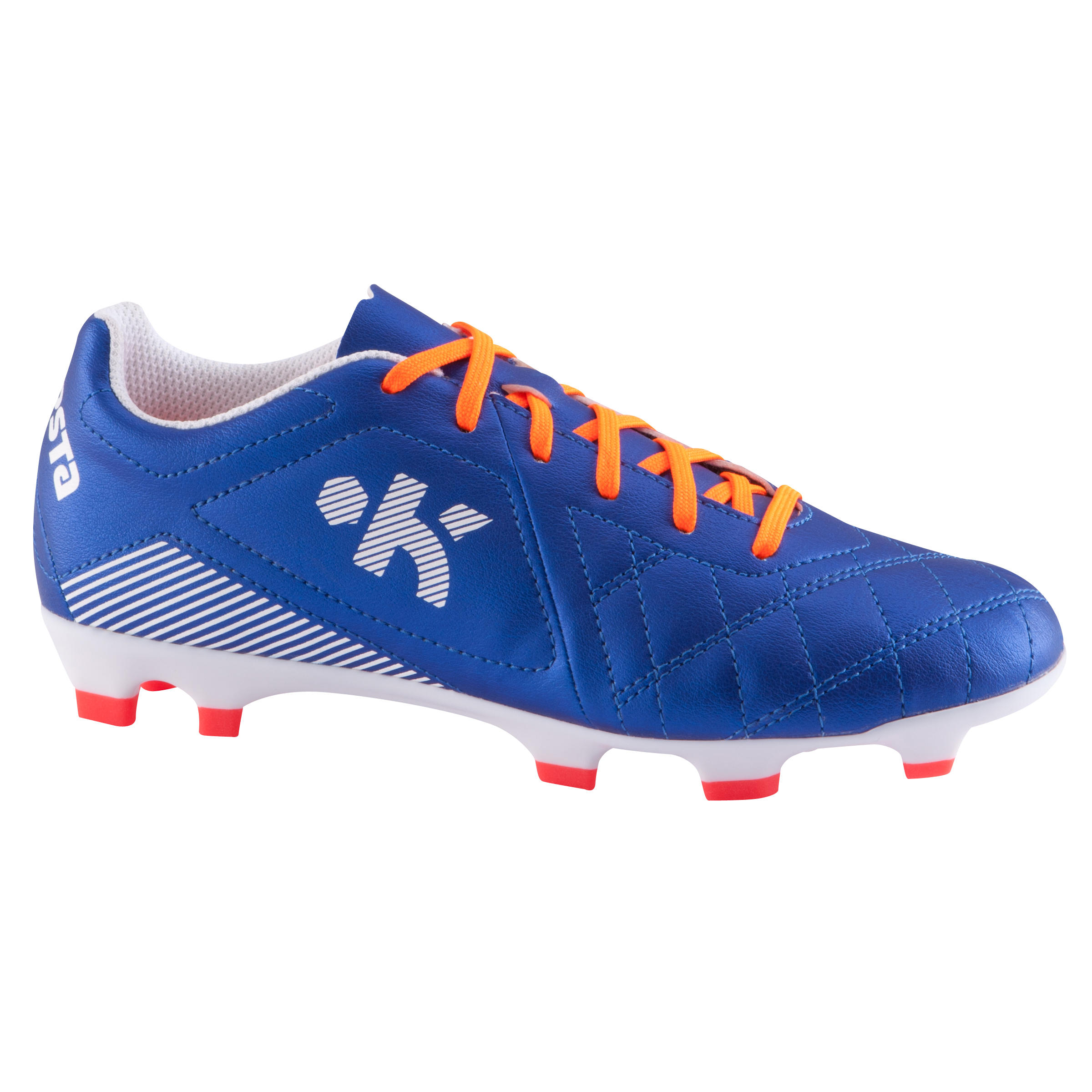 Buy Football Studs Online In India|Agility 500 Fg Jr Blue/O S2 15|Kipsta