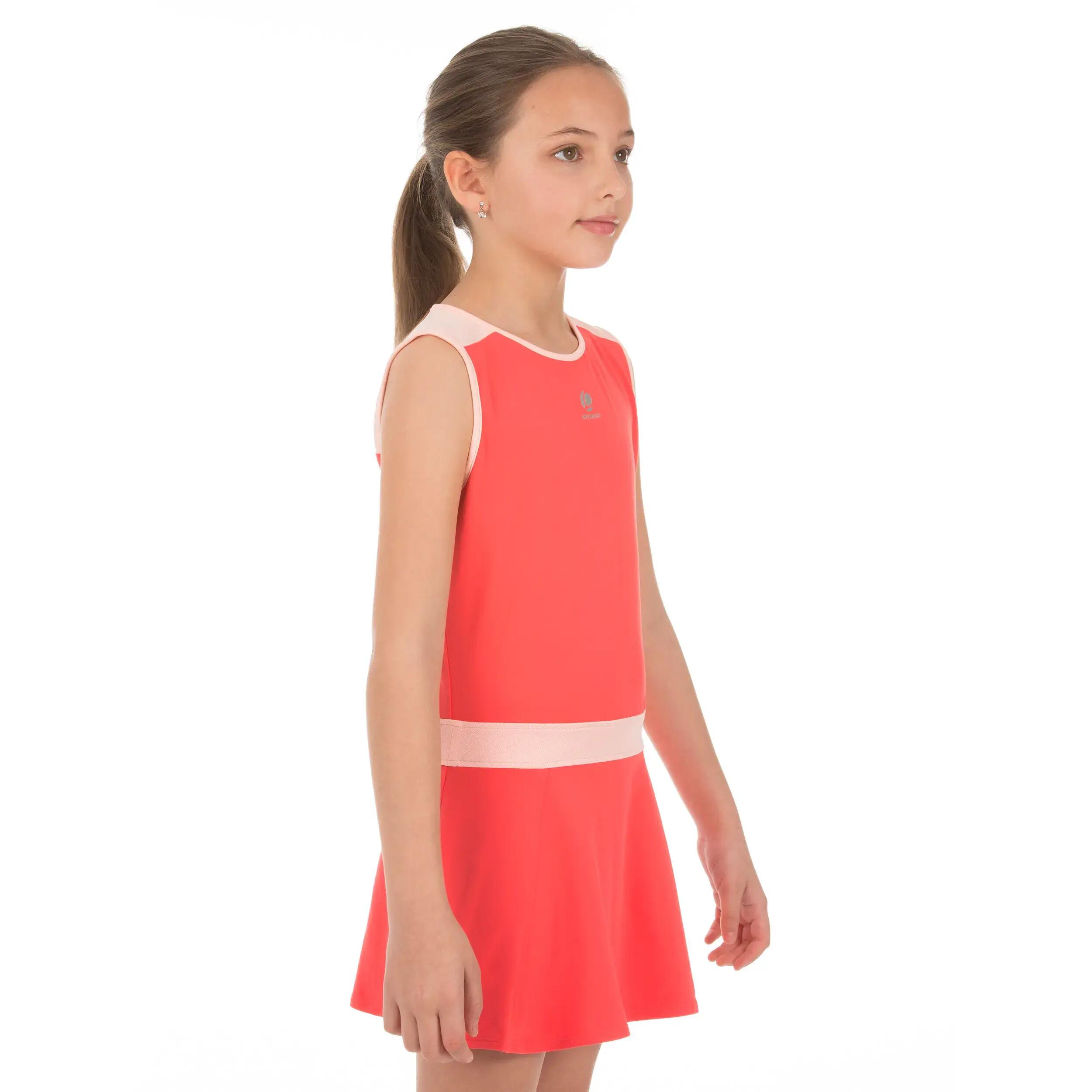 Stretch Women's Tennis Padel Table Tennis Badminton Squash Dress - Pink 5/5