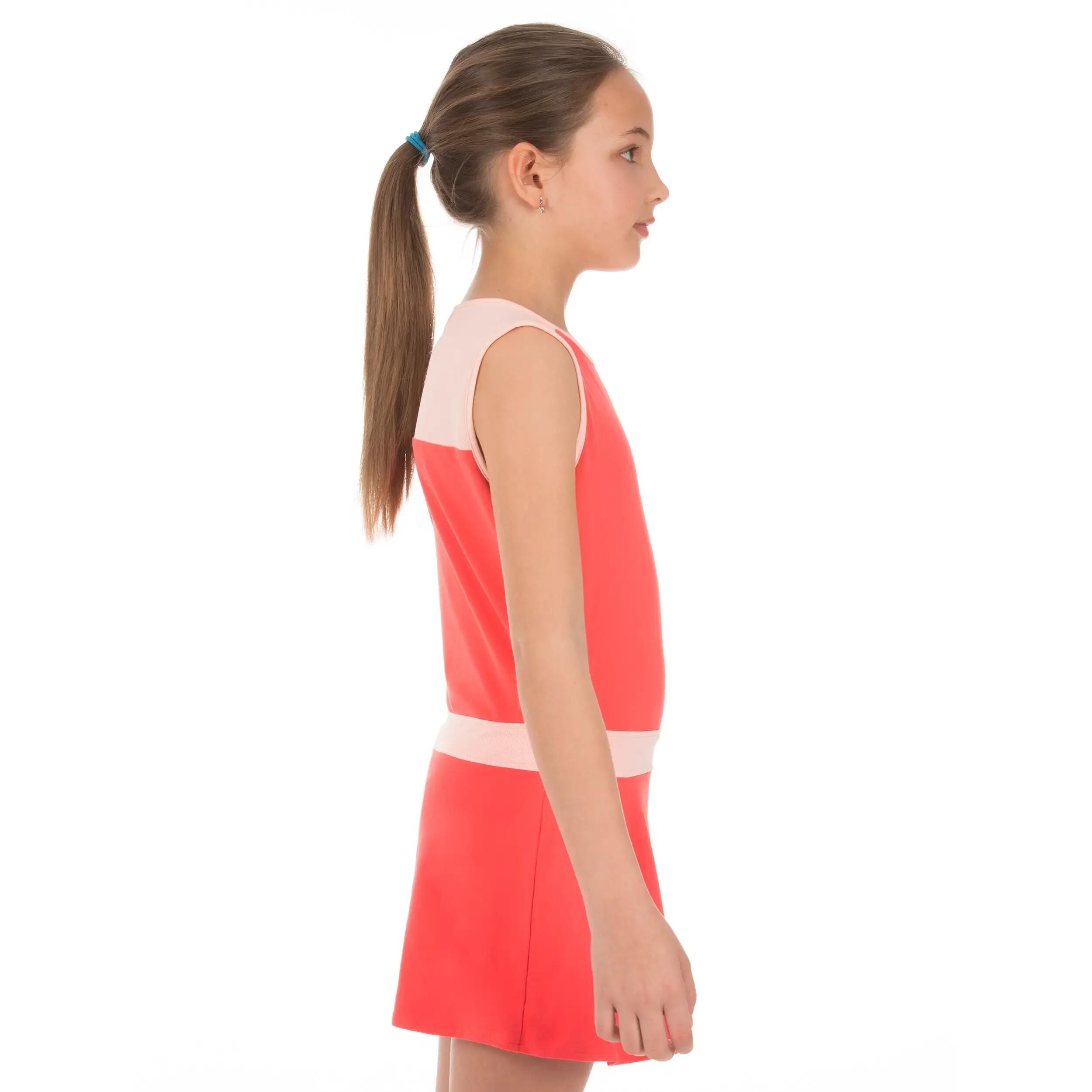 Stretch Women's Tennis Padel Table Tennis Badminton Squash Dress - Pink 3/5