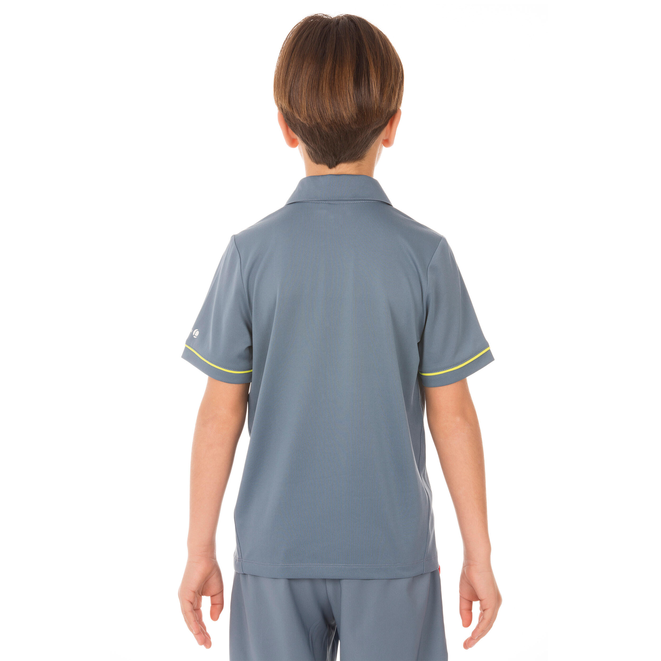 Soft Junior Tennis Padel Table Tennis Badminton Squash Polo Shirt - Grey 5/5