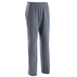 Pantalon basketball homme B300 gris foncé