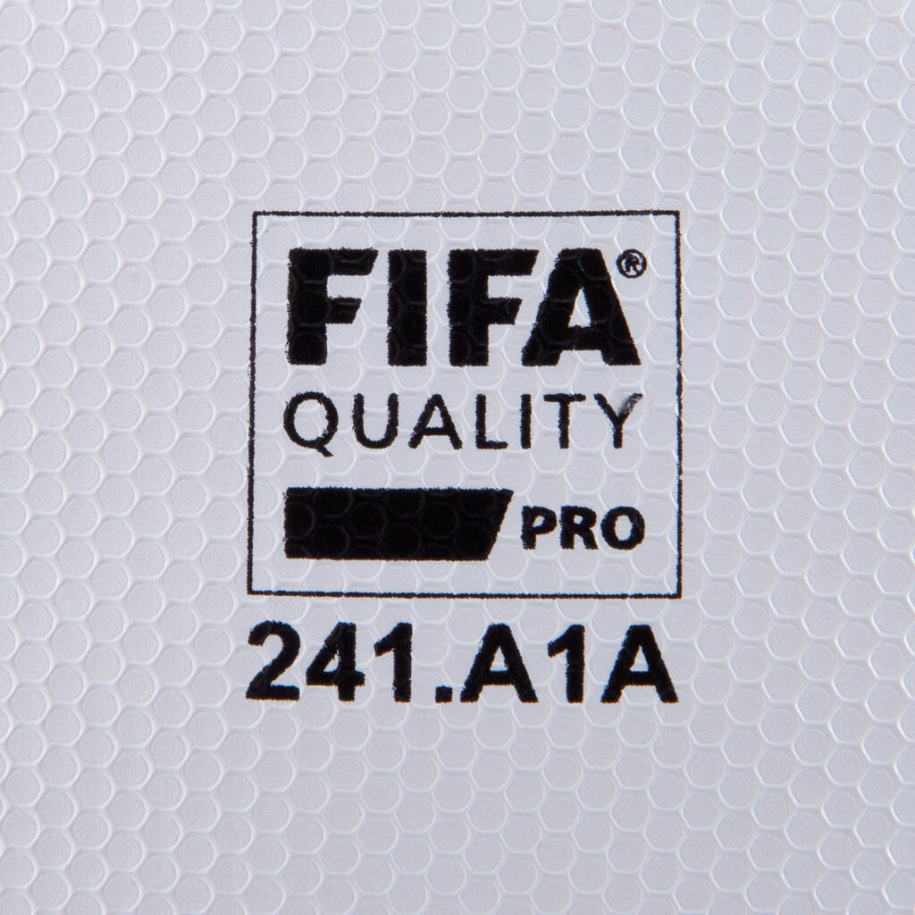 Fußball F900 FIFA Pro thermogeklebt Größe 5 weiß/blau/rot