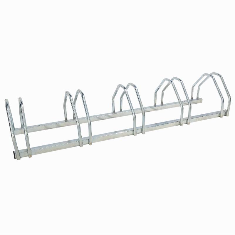 MOTTEZ Soporte suelo de 5 bicicletas