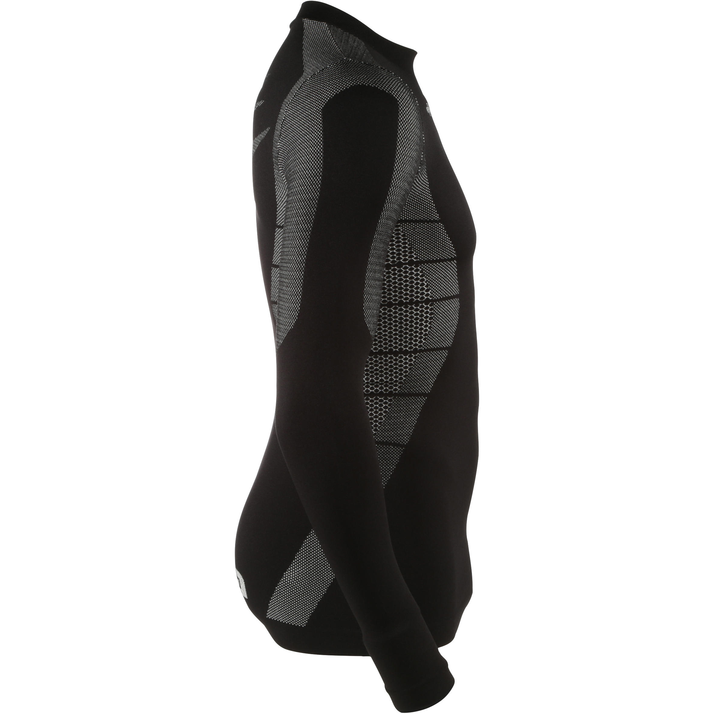 Keepdry 500 Adult Breathable Long Sleeve Base Layer - Black 3/11