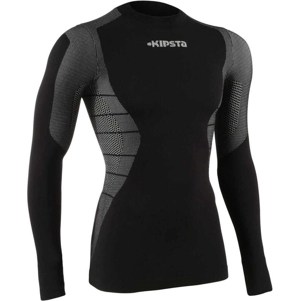 Keepdry 500 adult breathable long sleeve base layer - black