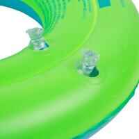 51 cm blue inflatable swimming ring "ZEBRE" print for children aged 3-6 years