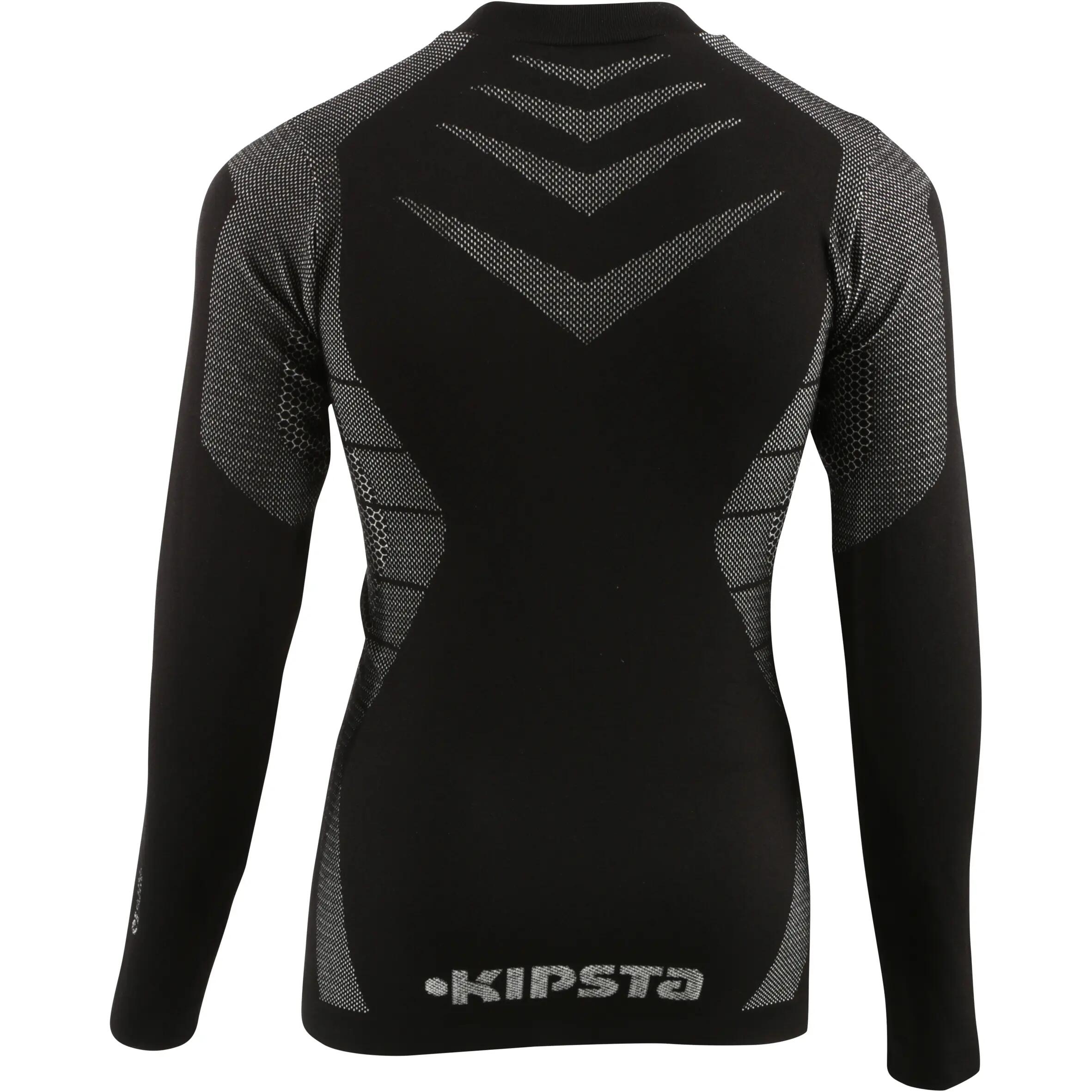 Keepdry 500 Kids Breathable Long-Sleeved Base Layer - Black 4/9