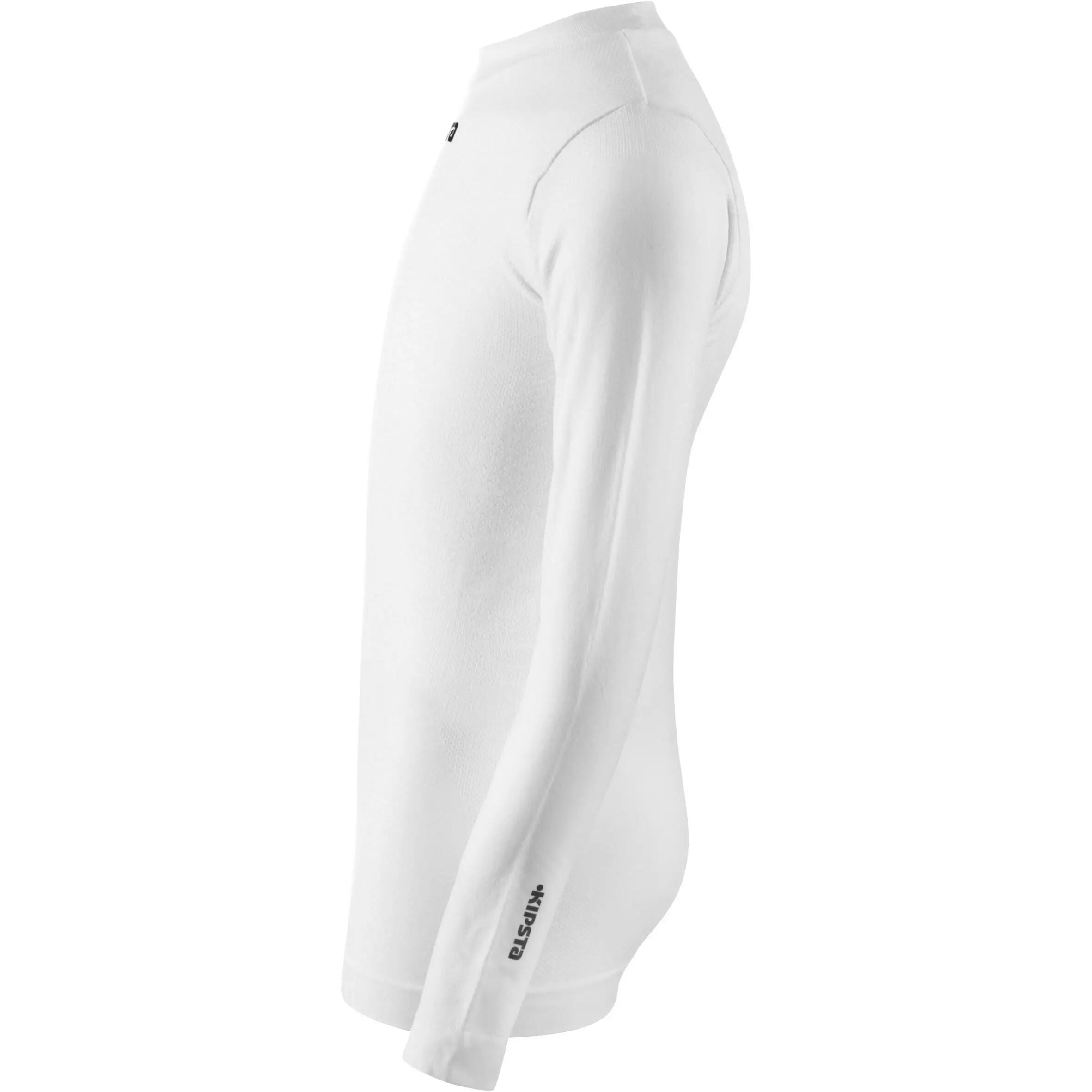 Keepdry 500 Kids Breathable Long Sleeve Base Layer - White 5/11