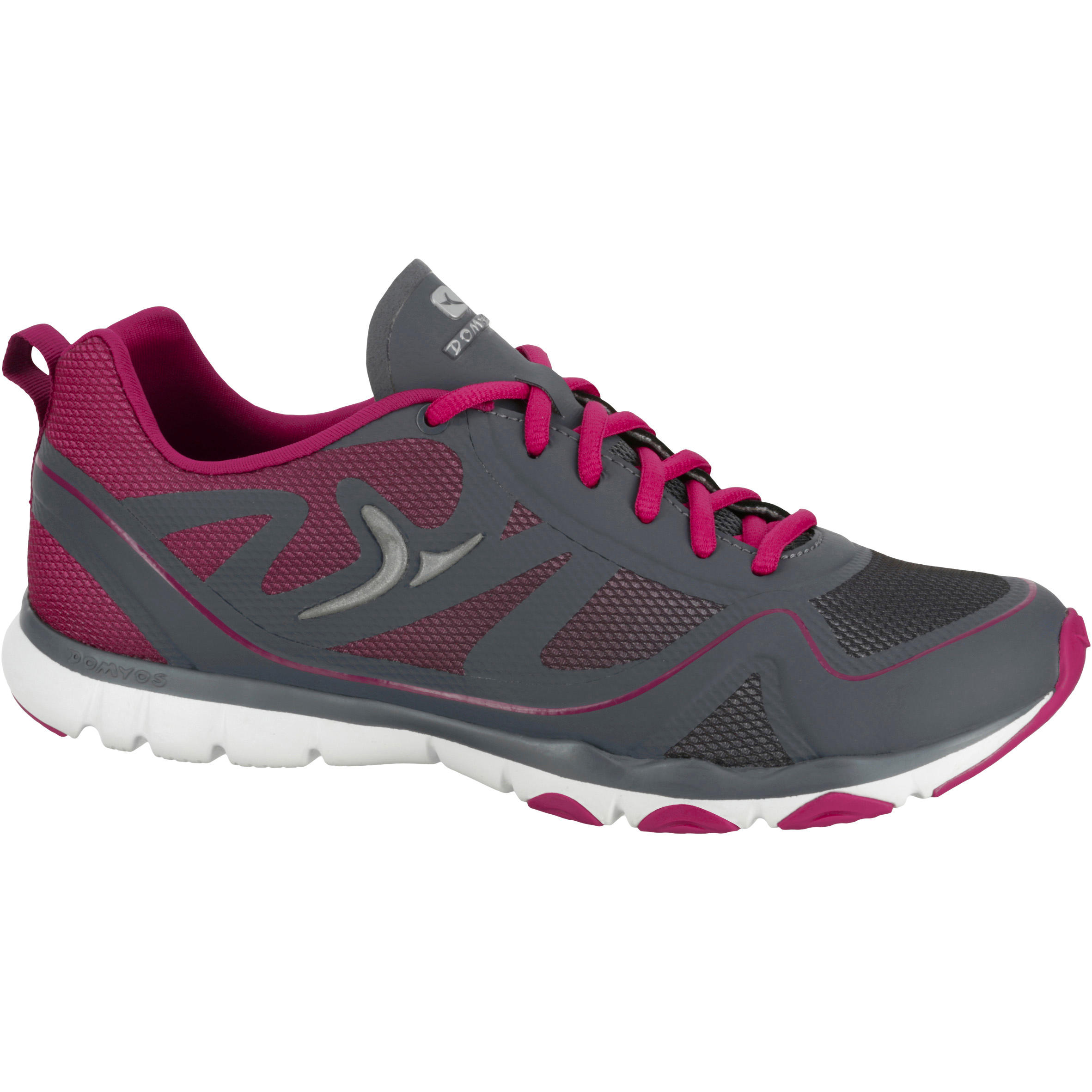DOMYOS 360+ Women's Fitness Shoes - Grey/Purple
