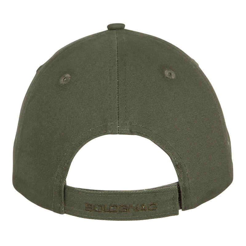 Gorra De Caza Solognac Steppe 100 Adulto Verde Caqui