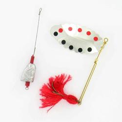 LEURRE MÉTALLIQUES PÊCHE SUISSEX ARGENT + AVANÇON N°4