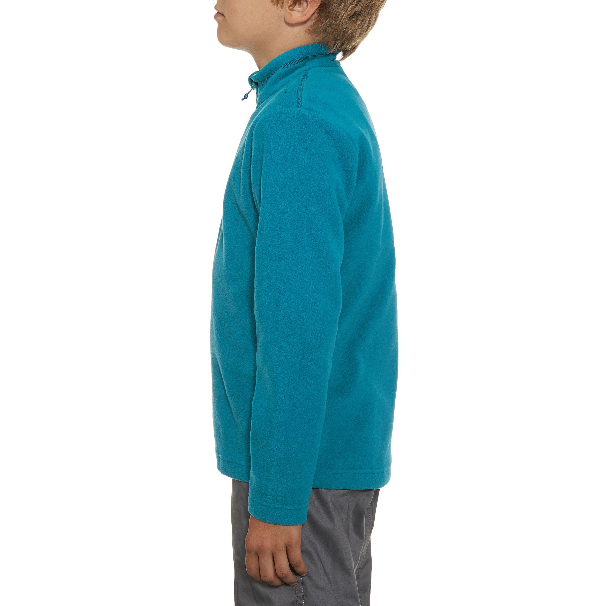 HIKE 100 Boys' Hiking Fleece - Blue 7/12