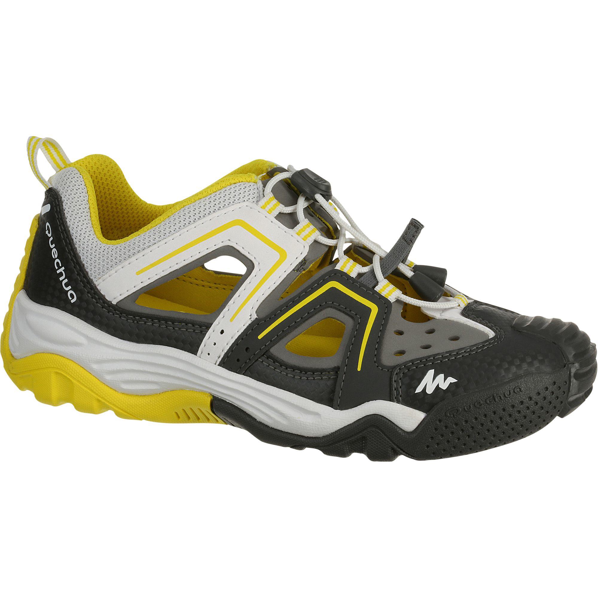 Crossrock Children's Hiking Shoes Black/Yellow 1/11