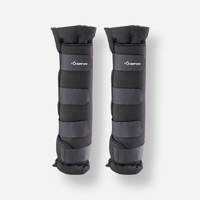 Guêtres de repos équitation avec coton Cheval et Poney - Stable boots noire x2