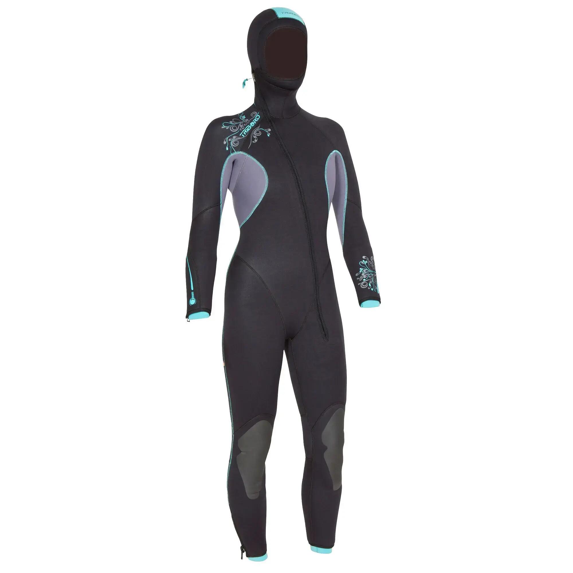 SUBEA women's 7 mm diving wetsuit 1/7