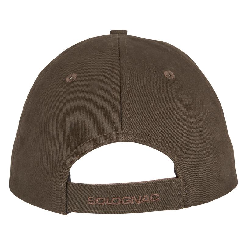 CASQUETTE CHASSE TAIGA 100 CHAUDE MARRON