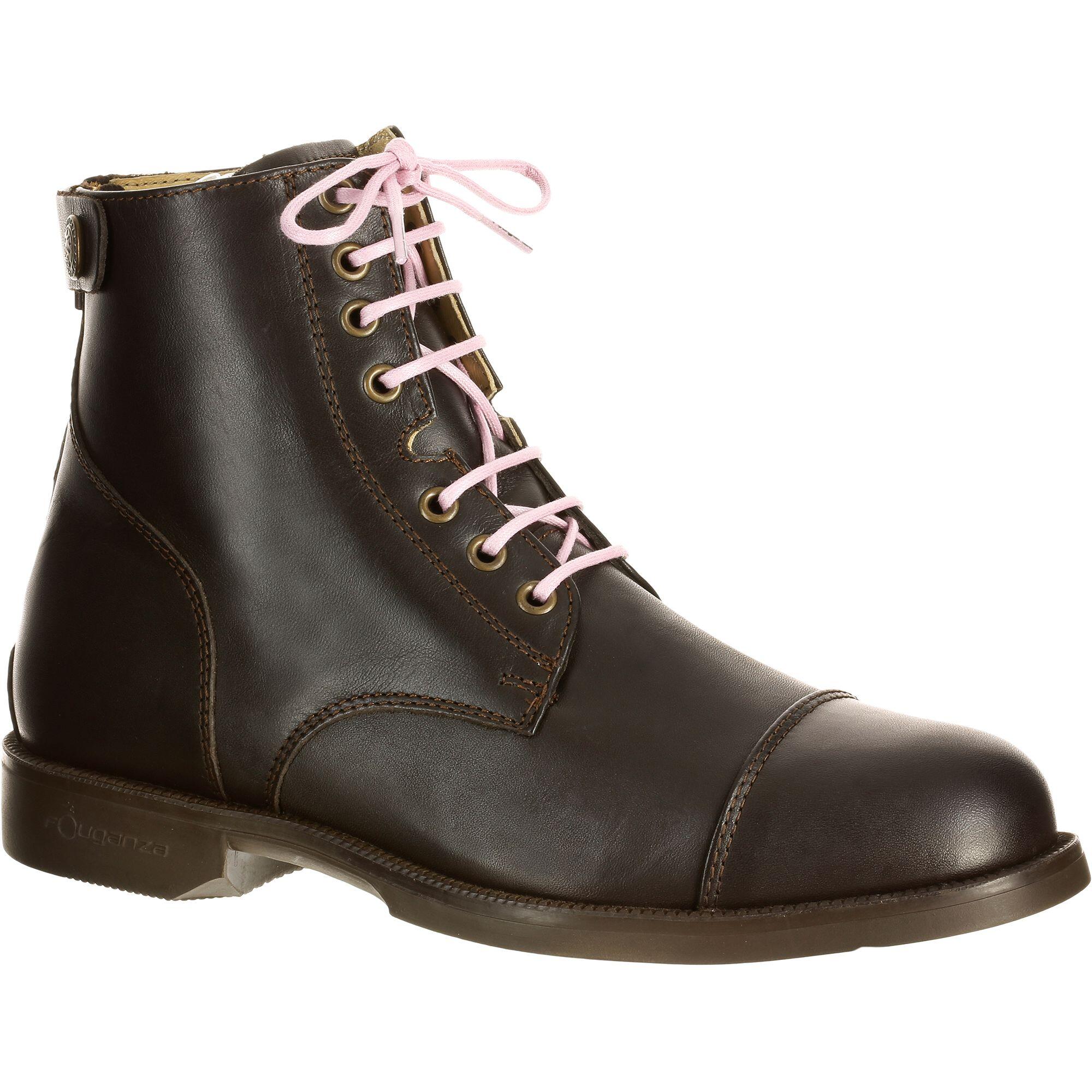 Cordons per a botins equitació rosa clar  6/9