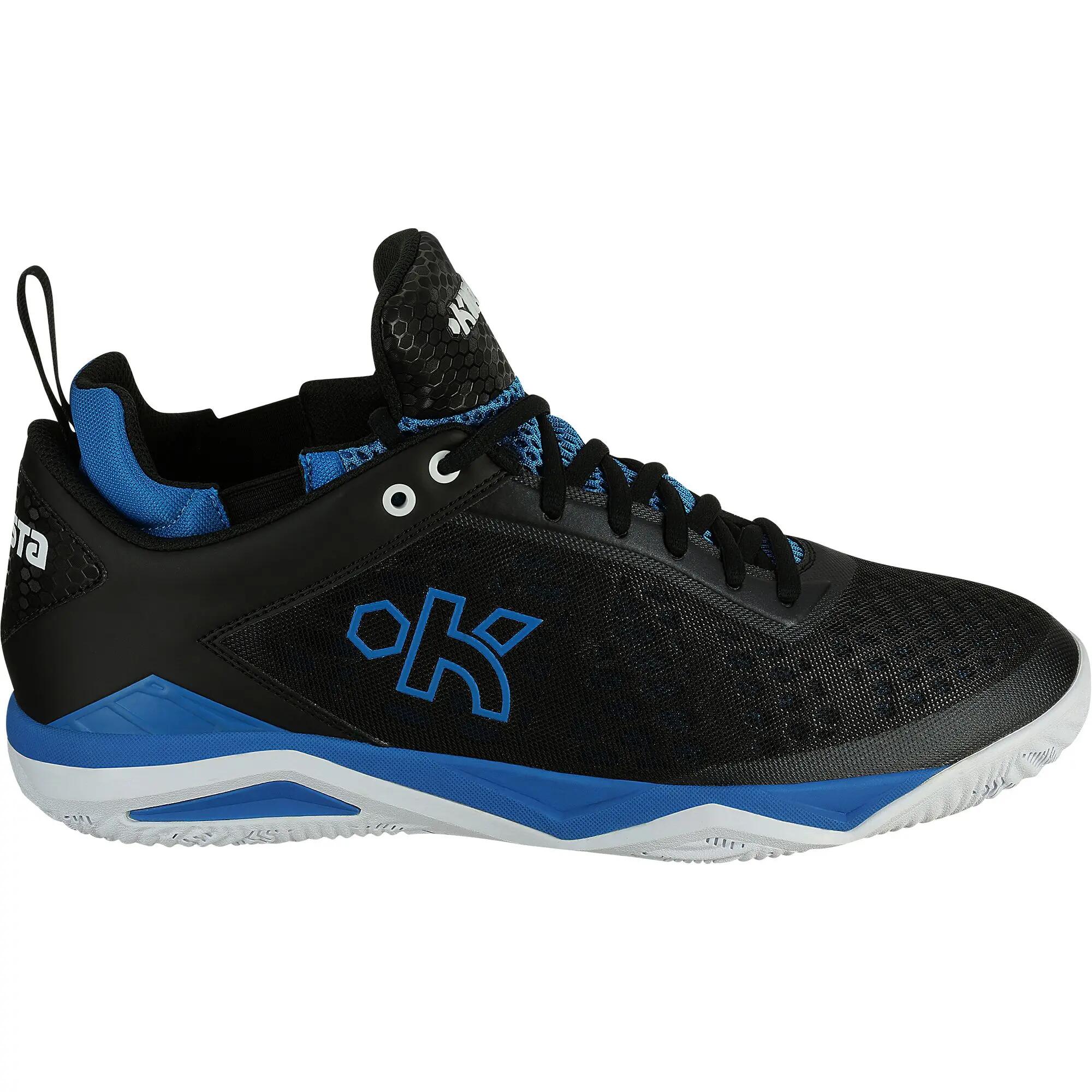 Kipsta Kipfly Adult Basketball Trainers Black Blue 2/9