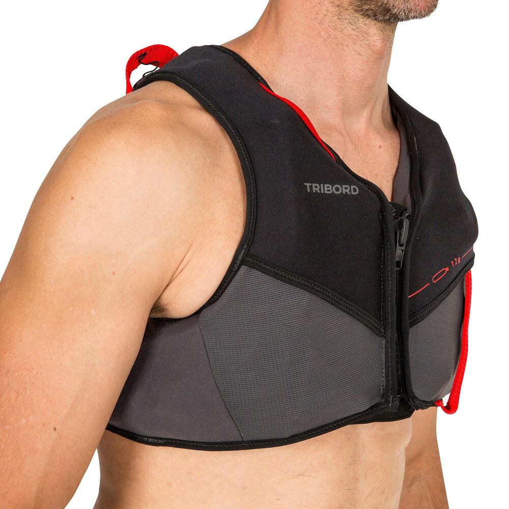 AUFTRIEBSWESTE-WAIRGO-50N-SCHWARZ-TRIBORD