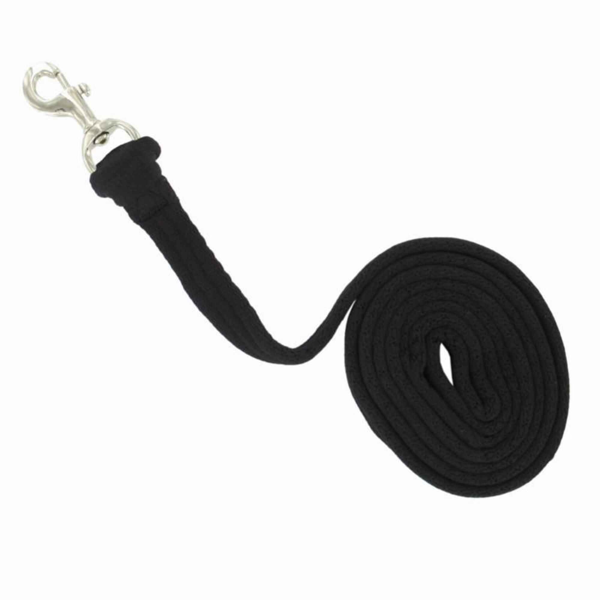 Soft Horse Riding 1.9m Leadrope for Horse and Pony - Black