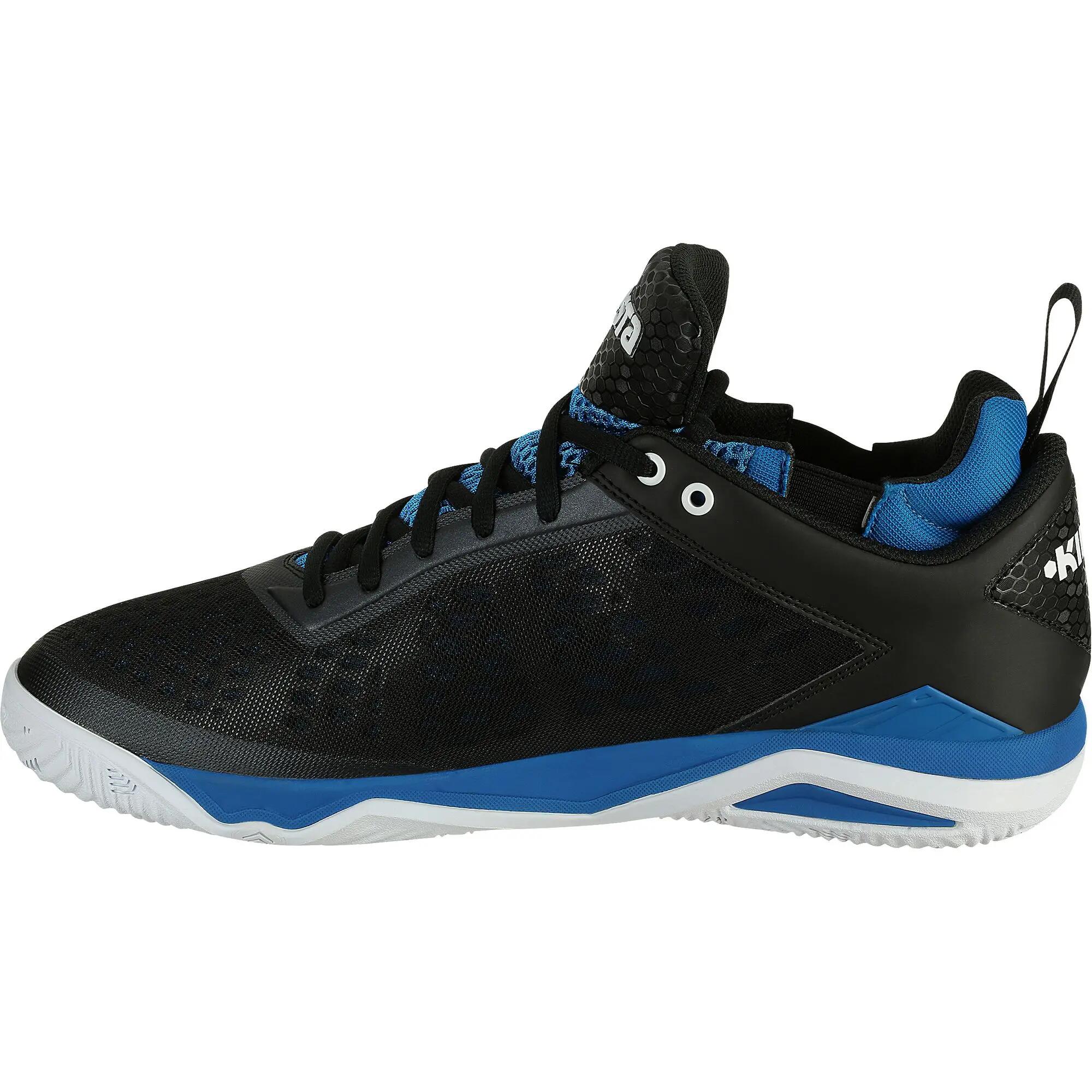 Kipsta Kipfly Adult Basketball Trainers Black Blue 3/9