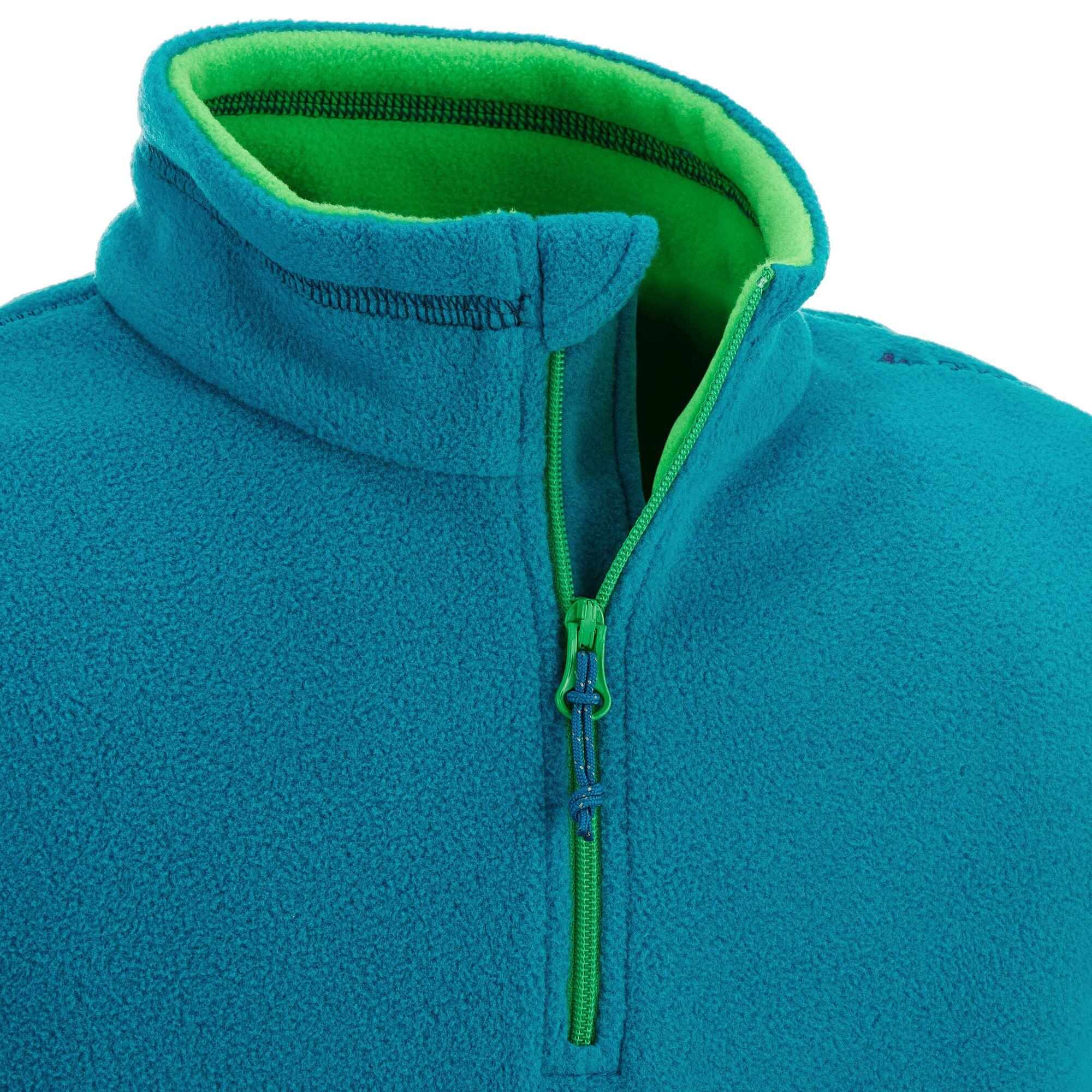HIKE 100 Boys' Hiking Fleece - Blue 10/12