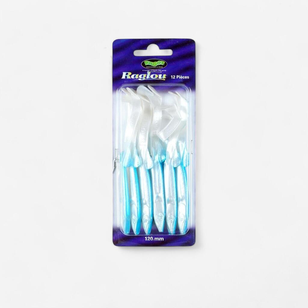 Σιλικονούχο δόλωμα 12cm pearl bleu x12 για ψάρεμα στη θάλασσα