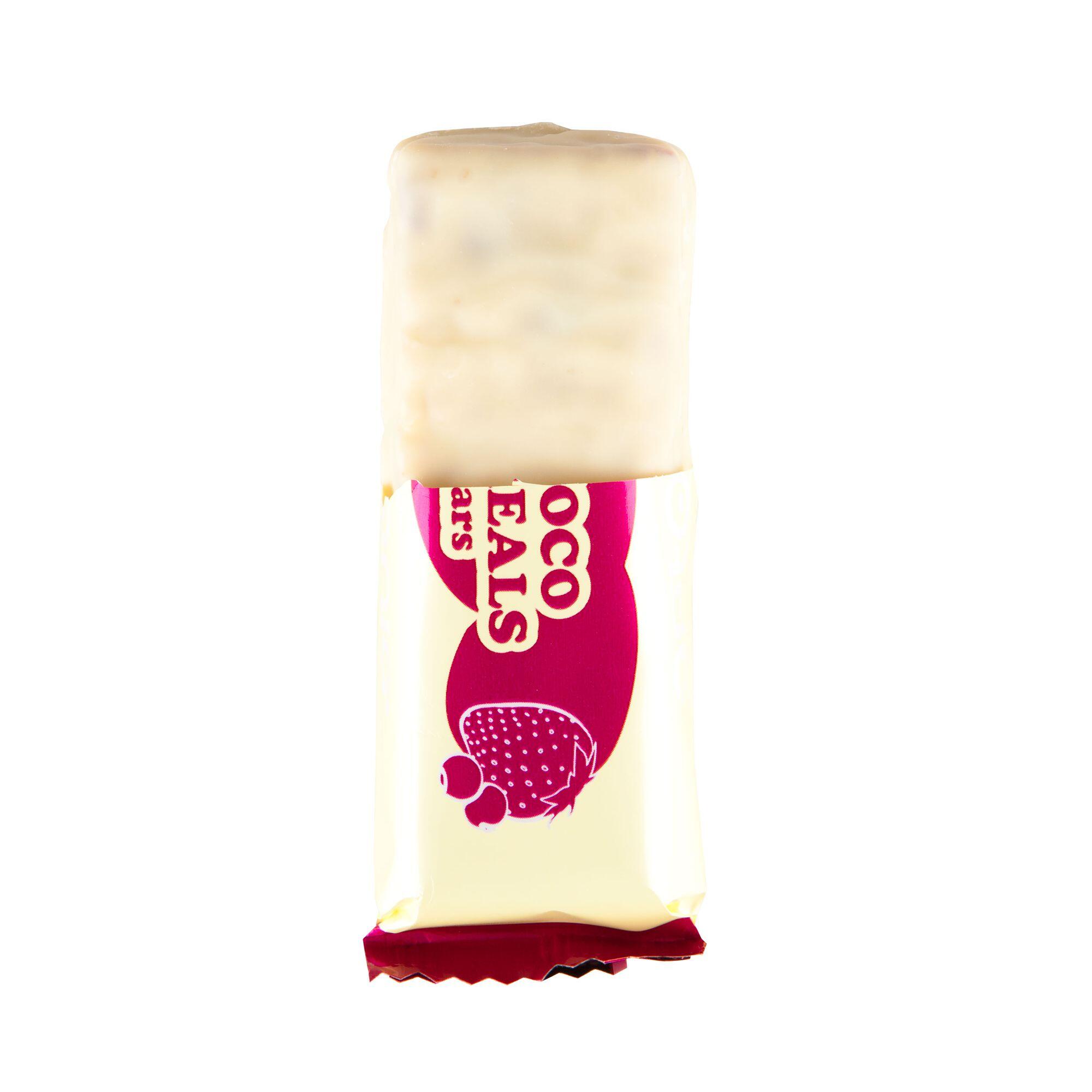CHOCO CEREALS coated cereal bars white chocolate mixed berries 5x32g 4/4