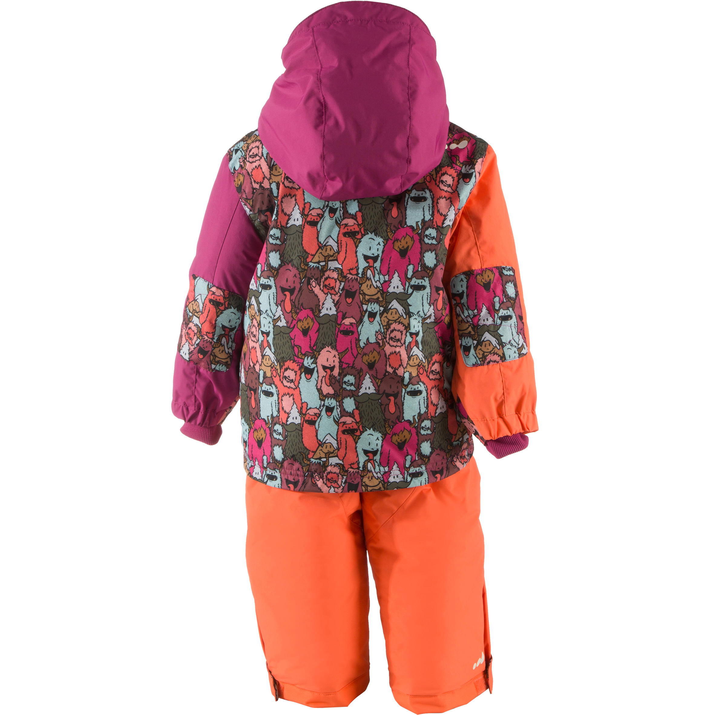 SKIPAK BABY 2-in-1 MIDSTYLE Oranje/ Bordeaux en print 3/15