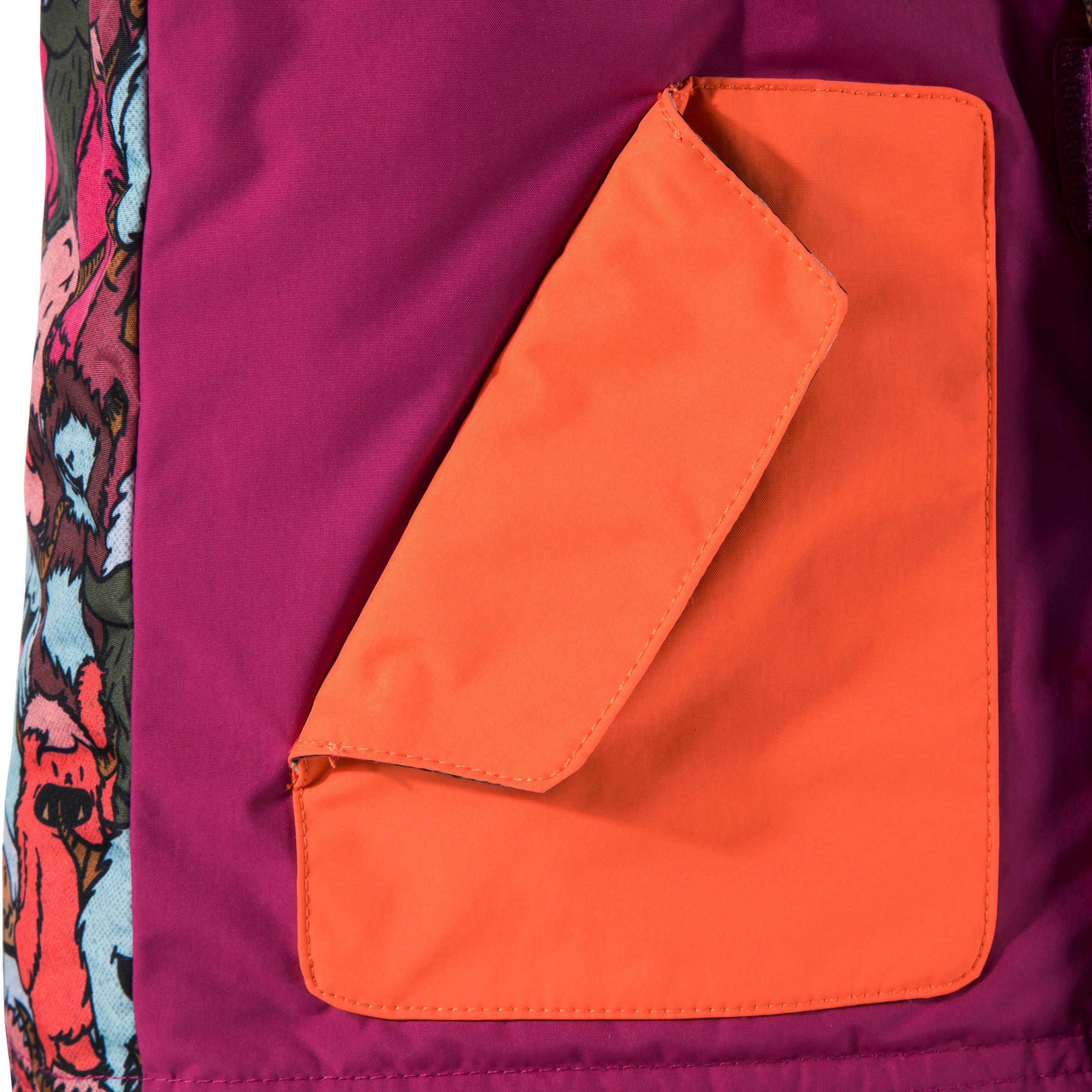 SKIPAK BABY 2-in-1 MIDSTYLE Oranje/ Bordeaux en print 11/15
