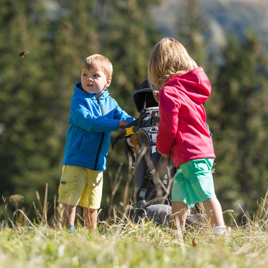 Vaikiški žygių šortai „MH500 Kid“, 2–6 m. vaikams, pilki