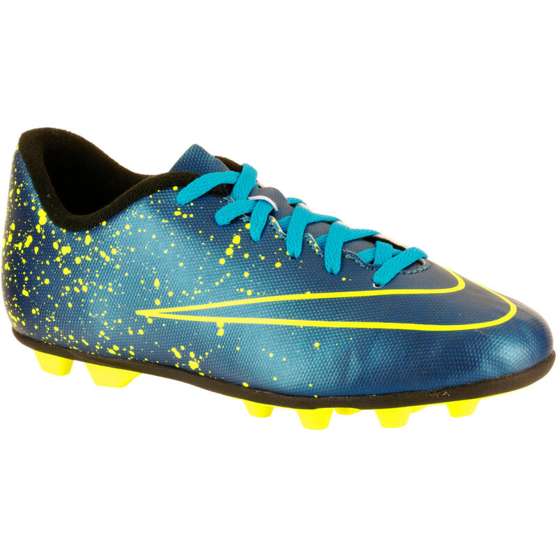 Ghete Fotbal Mercurial Vortex FG Albastru Copii